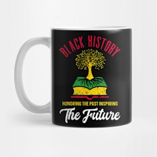 Honoring Past Inspiring Future Men Black History Month Mug